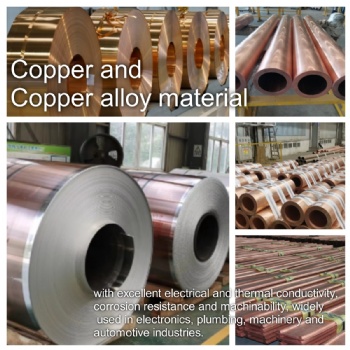Copper and copper alloy material